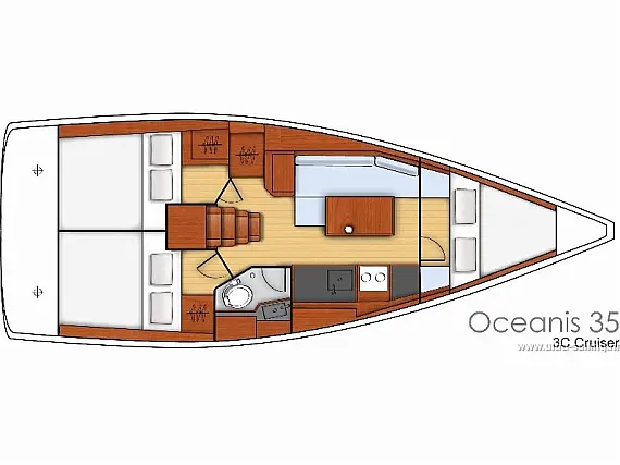 Oceanis 35.1 - Immagine di layout