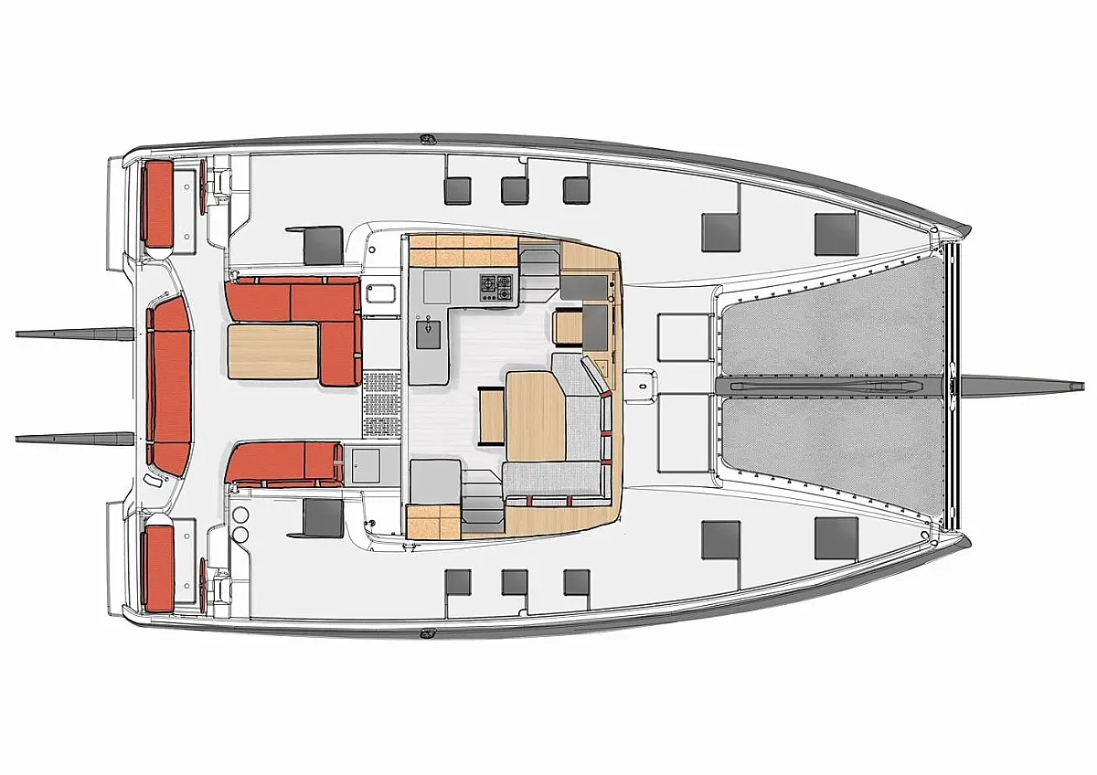 Excess 13 (2026) in Greece deck plan