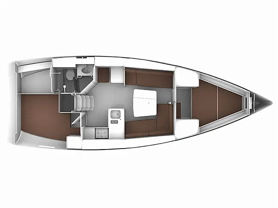 Bavaria Cruiser 37/2 cbs - Immagine di layout