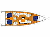 Oceanis 461/3/3 - Layout image