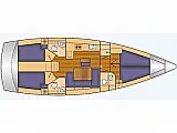 Bavaria Cruiser 46 - Layout image