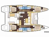 Lagoon 450 F - Layout image