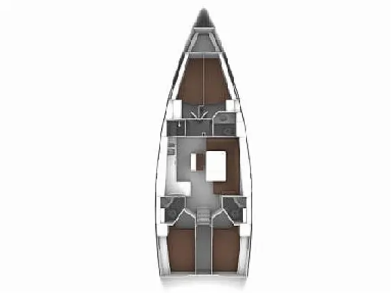 Bavaria Cruiser 46 - Immagine di layout