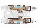 Lagoon 50 - Layout image
