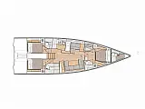 Beneteau 54 - Layout image