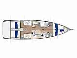 Sun Odyssey 490 - Layout image