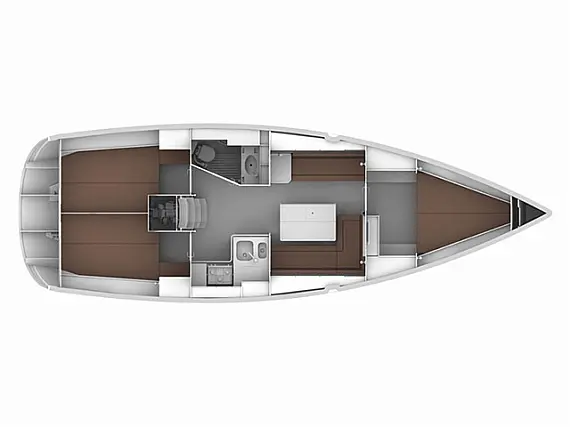 Bavaria Cruiser 36 - Immagine di layout