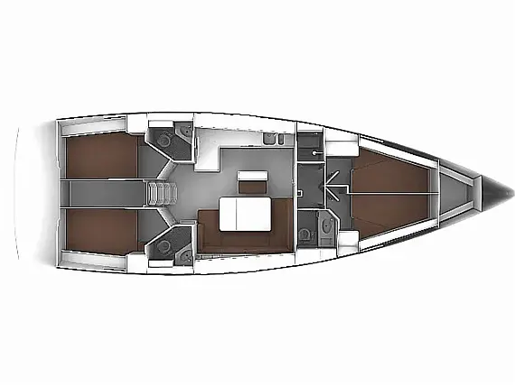 Bavaria Cruiser 46  - Immagine di layout