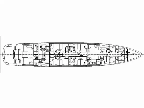 Luxury Sailing Yacht Nocturno - Immagine di layout