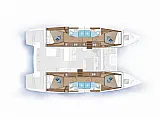 Lagoon 46(12 PAX) - Layout image