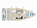 Hanse 460 Owners - [Layout image]