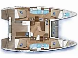 Lagoon 46  - Layout image