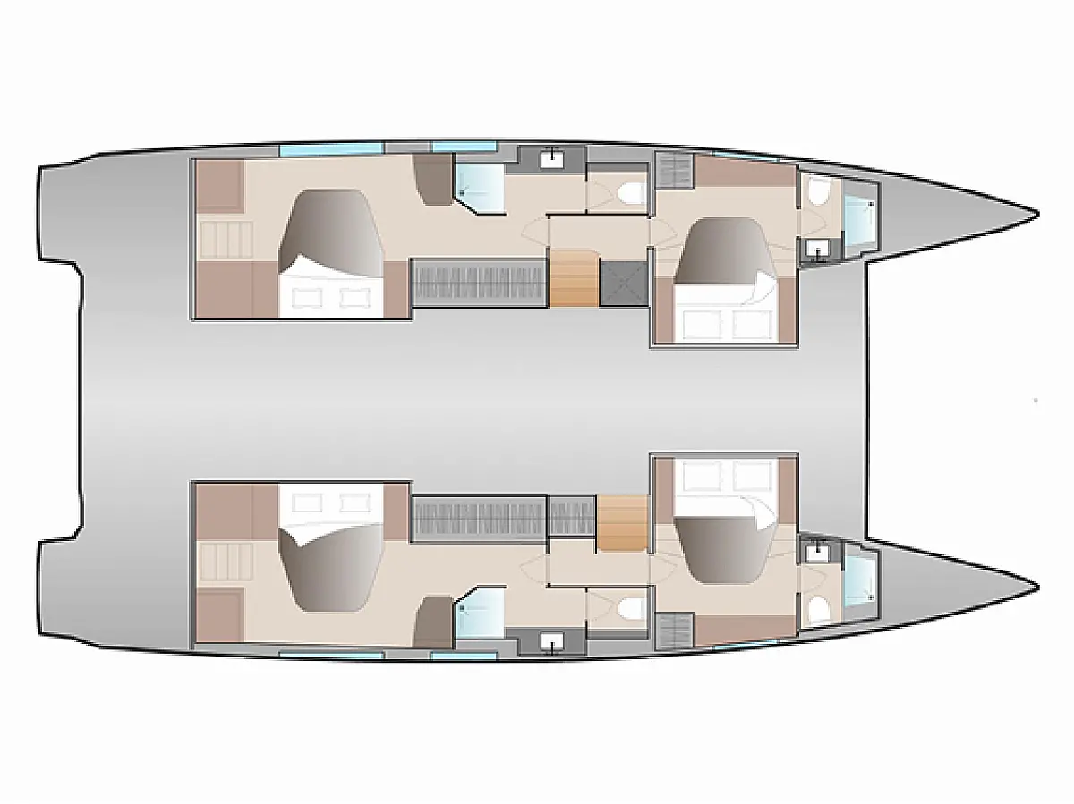 Aura 51 (2024) in Croatia deck plan