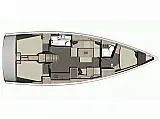 Dufour 412 Grand large - [Layout image]