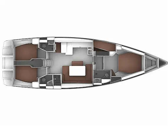 Bavaria Cruiser 51-4 - Layout image