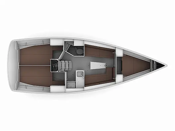 Bavaria Cruiser 34 - Immagine di layout