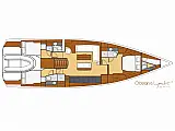 Oceanis Yacht 62 - [Layout image]