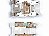 Lagoon 46  - Layout image