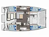 Sunsail 404 - Layout image