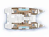 Lagoon 50 A/C & GEN & WM - Layout image