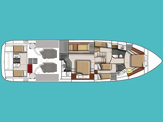 Galeon 640 Fly - Immagine di layout