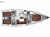 Bavaria Cruiser 46 - Layout image