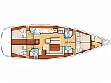 Oceanis 50 - Layout image