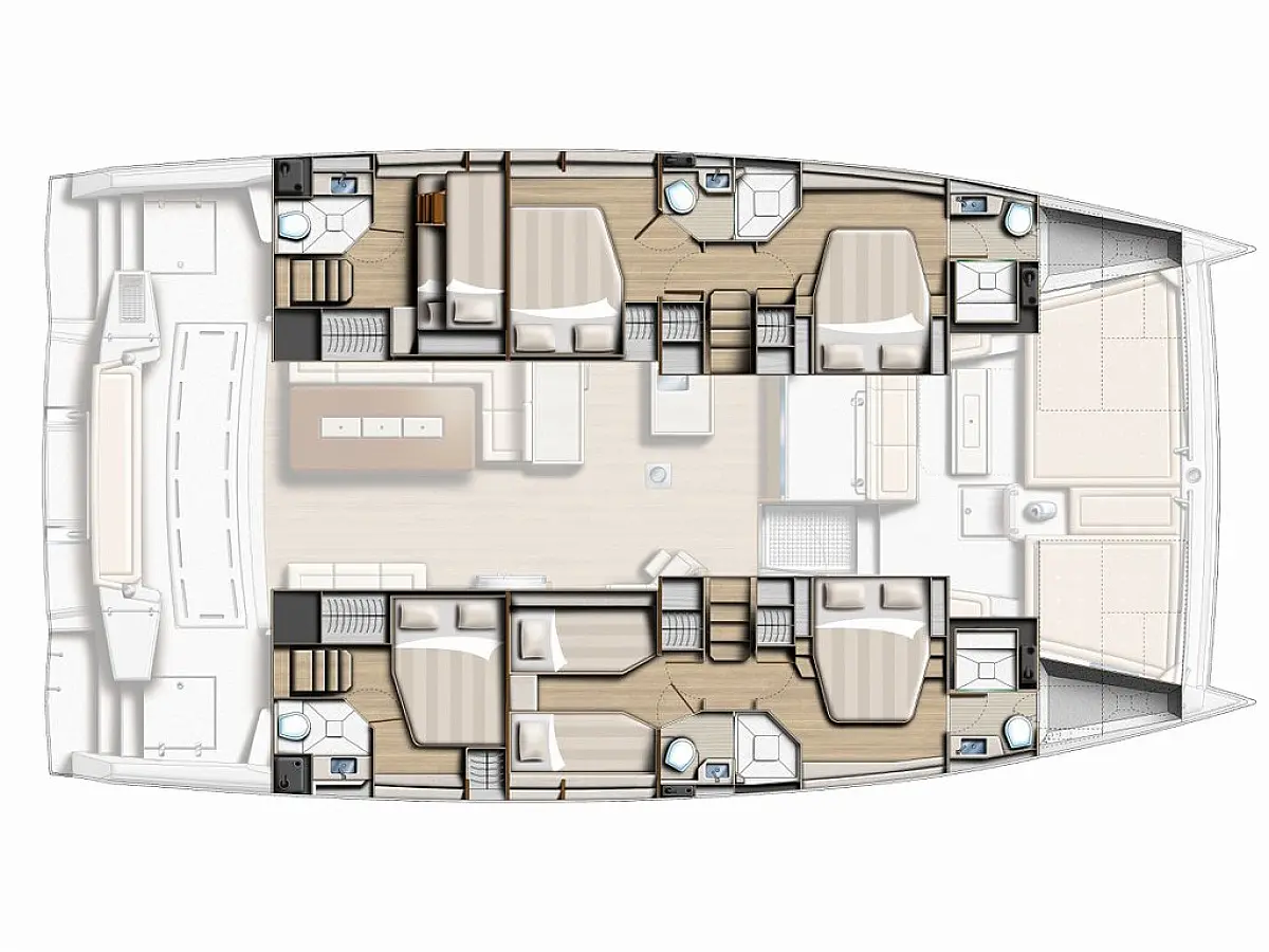 Bali 5.4 (2022) in Ibiza deck plan