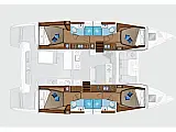 Lagoon 46  - Layout image