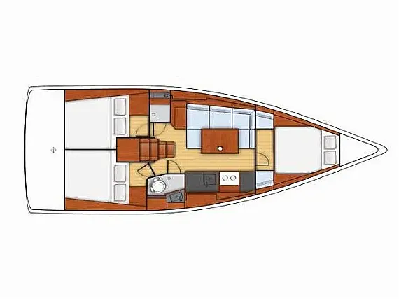 Oceanis 38 - Immagine di layout