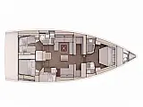 Dufour 530 - Layout image