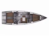 Bavaria Cruiser 45 - Layout image