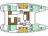 Lagoon 400 S2 - Layout image