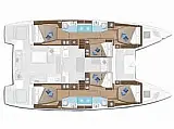 Lagoon 50 - Layout image