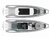 Axopar 37 XC Cross Cabin - Layout image