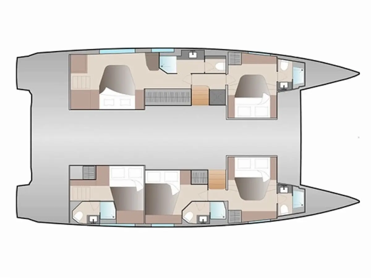 Aura 51 (2025) in Croatia deck plan