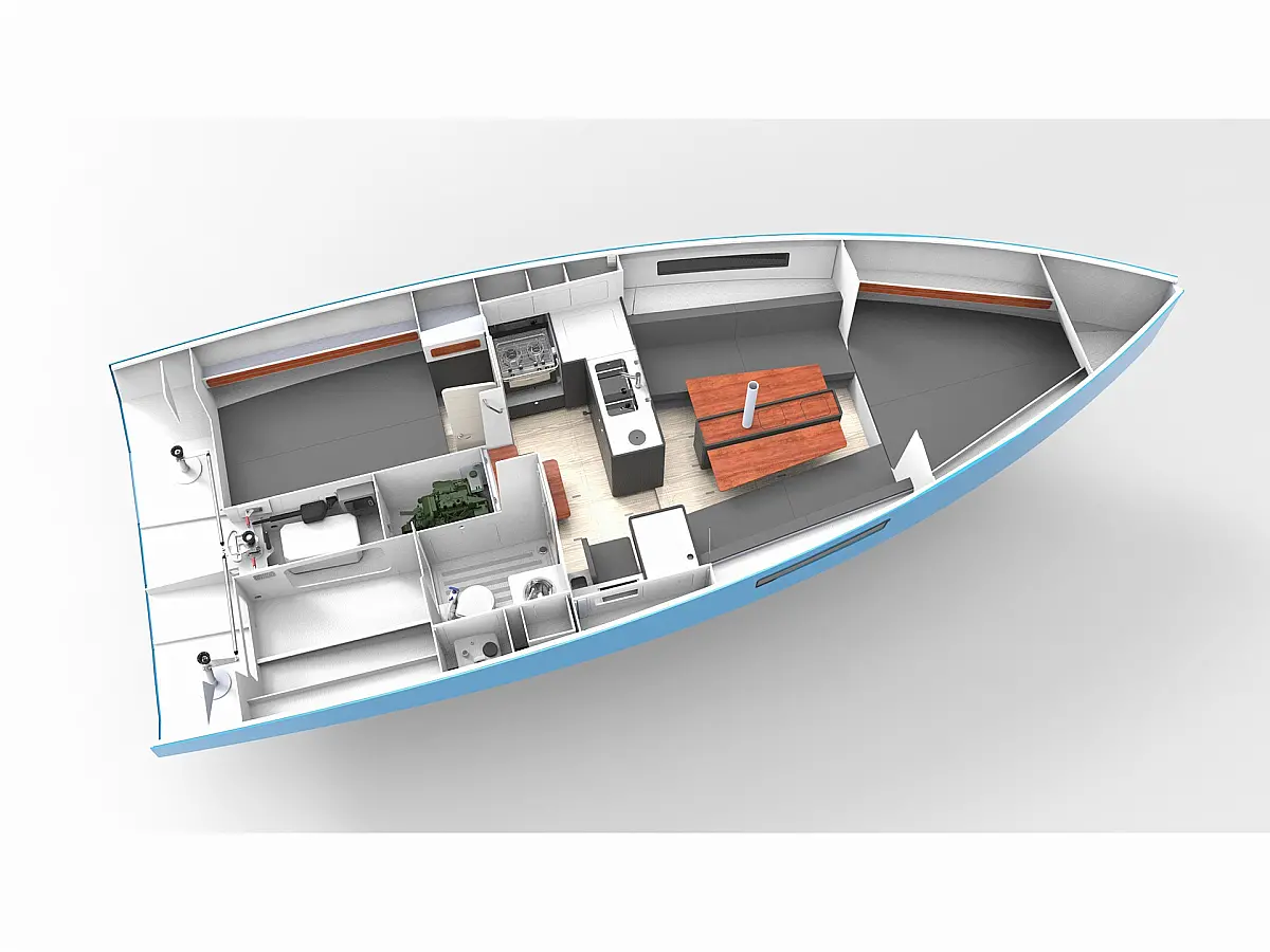 RM 970 (2025) in France deck plan