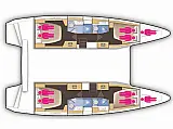 Lagoon 42 - Layout image