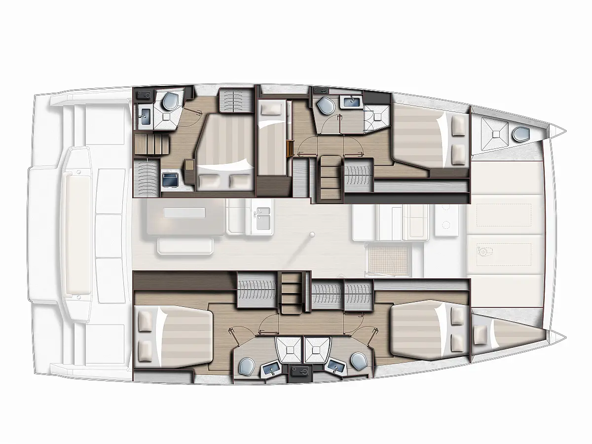 Bali 4.6 (2025) in French Riviera deck plan