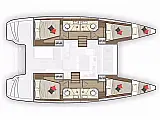 Lagoon 40 - Layout image