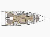 Dufour 460 Grand Large - Layout image