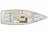 Hanse 508 - Layout image