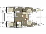 Dufour 48 Catamaran - Layout image