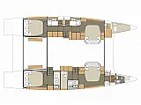 Dufour 48 Catamaran - Layout image