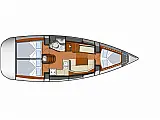 Sun Odyssey 36i - Layout image