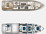 Galeon 680 Fly - Layout image