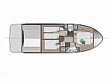 Jeanneau NC 37 - Layout image
