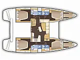 Lagoon 42 - Layout image