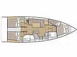 Oceanis 40.1 - Layout image