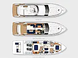Princess 62 Fly - Layout image